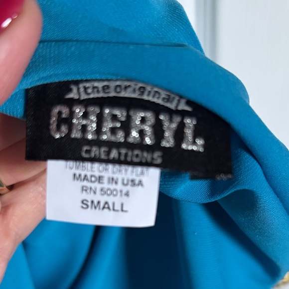 Elegant Blue Spaghetti Strap Mini Dress - Picture 3 of 4